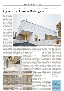 06/06/2025 / Ingenieurbaukunst im Bildungsbau / Walter Muck, Despina Mertzios