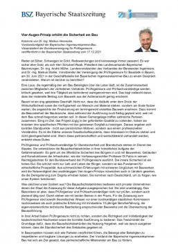 Vier-Augen-Prinzip erhoeht die Sicherheit am Bau / 17/12/2021 Dr.-Ing. Markus Hennecke