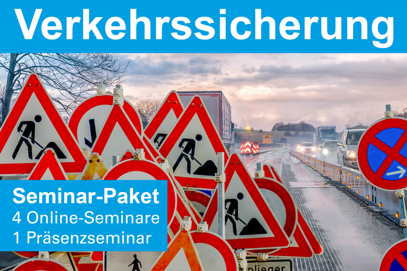 Verkehrssicherung: Seminarpaket mit 5 Seminaren - Auf Herbst verschoben