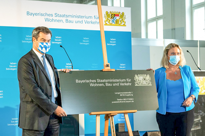 Bayerisches Bauministerium eröffnet neuen Dienstsitz in Augsburg