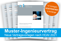 Muster-Ingenieurvertrag - Neue Vertragsvorlagen nach HOAI 2021