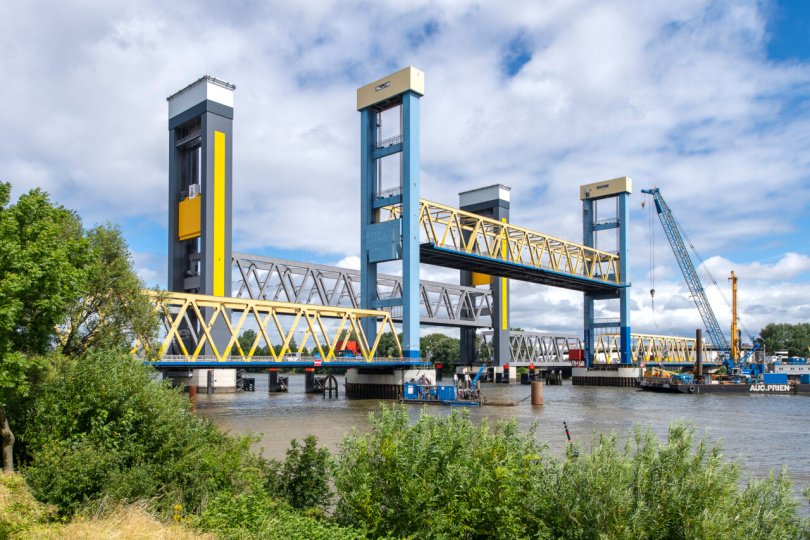 Die neue Kattwykbrücke in Hamburg ist eines der IPA-Pilotprojekte in Deutschland. | Foto: HPA, Andreas Schmidt-Wiethoff
