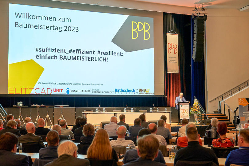Zwei Signale vom BDB-Baumeistertag 2023 in Koblenz