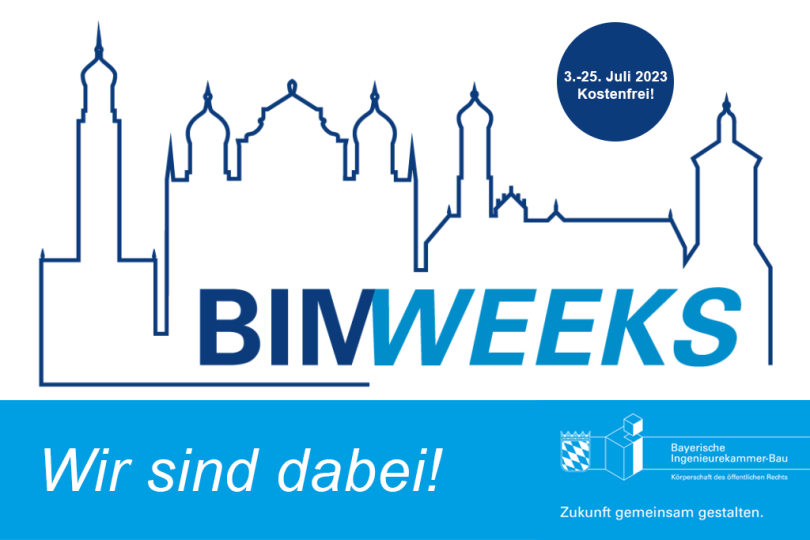 BIM Weeks Bayern 2023: Wir sind dabei! Sie auch?