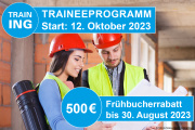 Traineeprogramm - Start: 12.10.2023 - 500 Euro Frühbucherrabatt bis 30.08.2023!