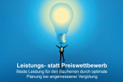 Neuer Flyer: Leistungs- statt Preiswettbewerb