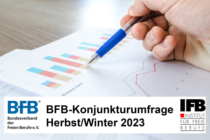 Konjunkturumfrage Herbst/Winter 2023 des Bundesverbandes der Freien Berufe 