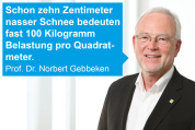 Expertenhinweise zur Schneelast auf Dächern