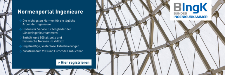 Normenportal: Exklusiver Zugang für Kammermitglieder