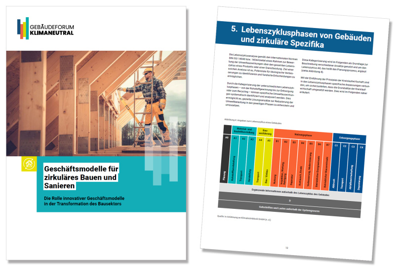 Kreislaufwirtschaft im Bausektor: dena-Studie analysiert zirkuläre Geschäftsmodelle und präsentiert Praxisbeispiele
