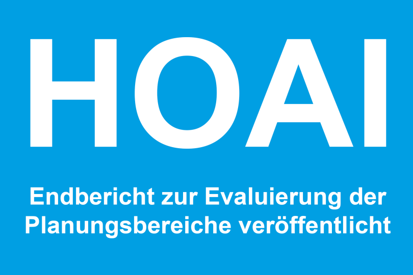 HOAI: Evaluierung der Planungsbereiche - Endbericht veröffentlicht