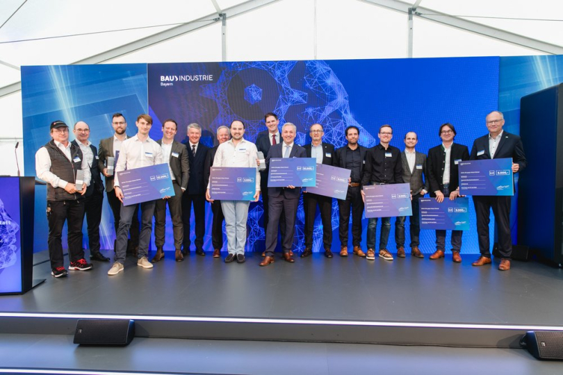 Innovationspreise der Bayerischen Bauindustrie verliehen