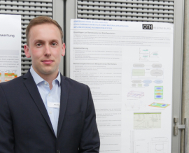 2. Preis: Max Peetz - Bachelorarbeit „Bemessung eines WU-Kellers aus Stahlfaserbeton mithilfe einer materialspezifischen Implementierung in einem FEM System“.