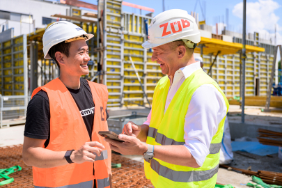 60 Prozent CO2-Reduktion beim Bau des „EDGE Friedrichspark“. Foto: solid UNIT / René Löffler