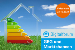 Digitalforum: GEG 2024 - Pflichten und Marktchancen für Ingenieurbüros - Video jetzt online!