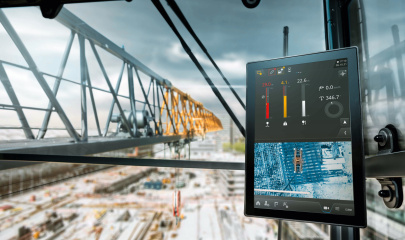 Automatisierte Kräne für die Baustelle der Zukunft. Foto: LIebherr