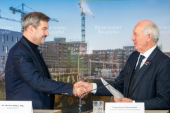 Dr. Markus Söder mit Franz Xaver Peteranderl, Präsident des Bayerischen Handwerkstages