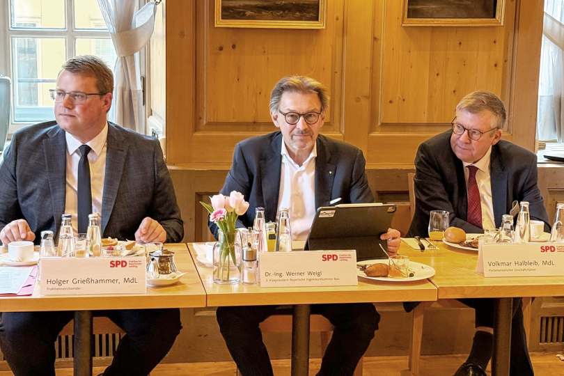 Holger Grießhammer, Dr. Ing. Werner Weigl und Volkmar Halbleib