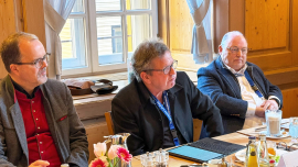  Markus Rinderspacher MdL mit Ralf Wulf und Dr.-Ing. Ulrich Scholz von der Bayerischen Ingenieurekammer-Bau 