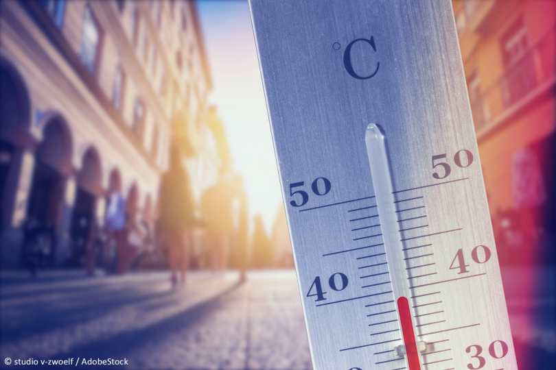 Hitzewelle in Bayern: Verbände fordern stärkere Klimaanpassungsmaßnahmen durch Umsetzung des Schwammstadtprinzips. Foto: studio v-zwoelf / AdobeStock