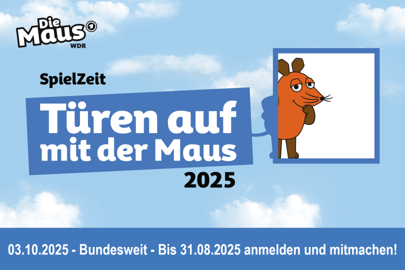 Türen auf mit der Maus - 03.10.2025 - Bundesweit - Bis 31.08.2025 anmelden und mitmachen!