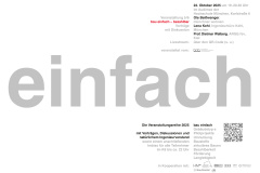 Vortrag &quot;bau einfach - bezahlbar&quot; - 22.10.2025 - Hochschule München / Online - Kostenfrei!