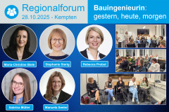 Foto-/Video-Rückblick: Bauingenieurin - Gestern, heute, morgen - 28.10.2025 - Kempten