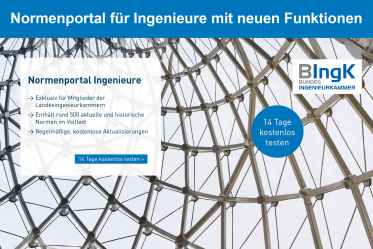 Normenportal für Ingenieure jetzt mit neuen Funktionen