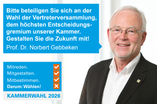 Wahlaufruf des Präsidenten Prof. Dr. Norbert Gebbeken