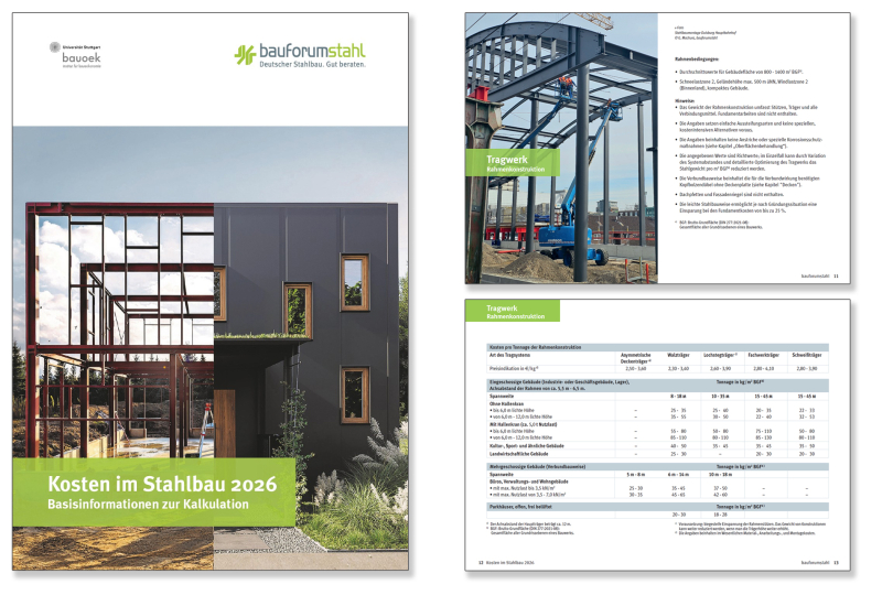 Kosten im Stahlbau 2026: Aktualisierter Leitfaden zum kostenfreien Download
