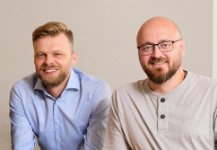 Daniel Heim M.Eng. und Harald Dumele (v.l.). Foto: Pache Heim Ingenieure GmbH