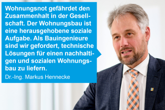 Stillstand am Wohnungsbau verhindern