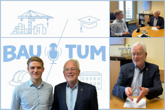 Neuer BauTUM-Podcast mit Kammerpräsident Prof. Dr. Norbert Gebbeken
