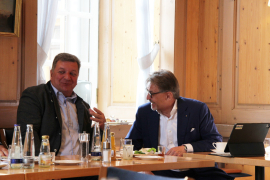 Parlamentarisches Frühstück mit Abgeordneten der CSU Landtagsfraktion. 