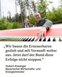 Bayerns Wirtschafts- und Energieminister Hubert Aiwanger. Foto: B. Brunner / StMWi