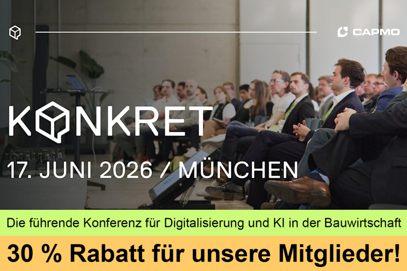 Konferenz KONKRET 2026 - 17.06.2026 - München - 30% Rabatt für Mitglieder