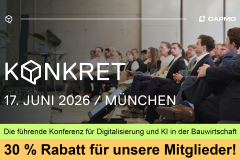 Konferenz KONKRET 2026 - 17.06.2026 - München - 30% Rabatt für Mitglieder