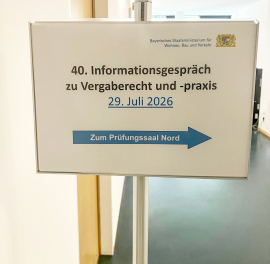 40. Informationsgespräch zur Vergabe