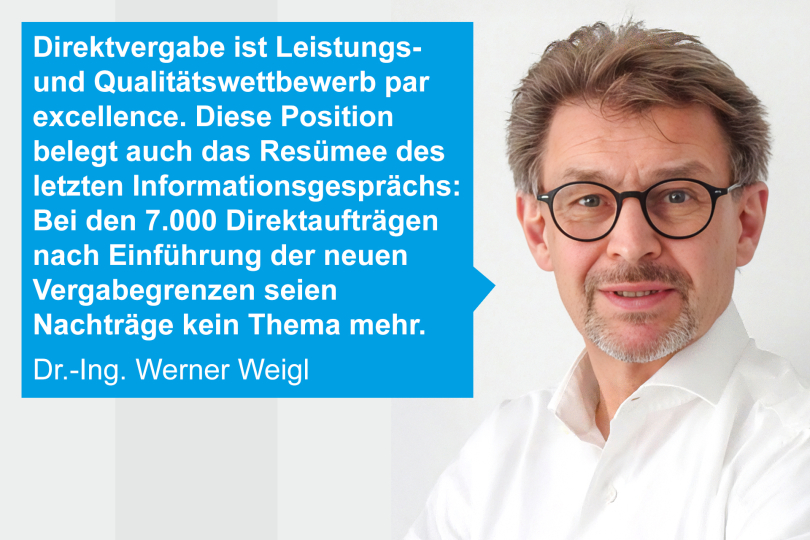 40. Informationsgespräch zu Vergaberecht und -praxis im Bayerischen Bauministerium