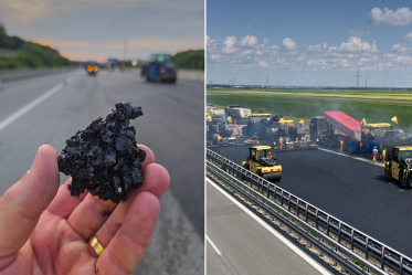 Wie kann Asphalt länger halten? Praxistest auf Teststrecke auf der A99