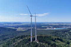 199 Meter Nabenhöhe und 285 Meter Gesamthöhe: Höchster Serien-Turm für Windenergieanlagen fertiggestellt