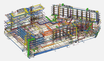 Gewerkemodell Technische Anlagen. © IBF Ingenieurgesellschaft