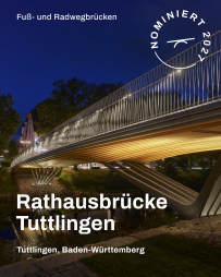 Rathausbrücke Tuttlingen: Holz, Beton und Stahl gezielt kombiniert