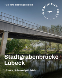 Stadtgrabenbrücke Lübeck: Schlanke Fahrbahn mit weniger Beton