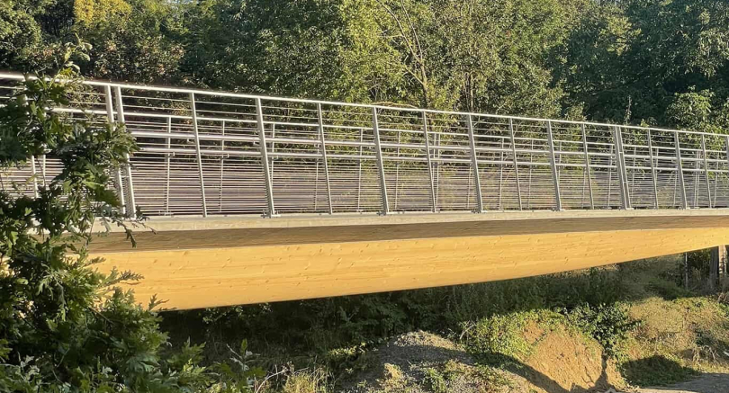 Brücke über den Seeblickweg, Stuttgart. © Harrer Ingenieure