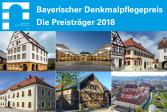 Verleihung Bayerischer Denkmalpflegepreis am 13. September in Schloss Schleißheim