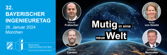32. Bayerischer Ingenieuretag: Mutig in eine neue Welt