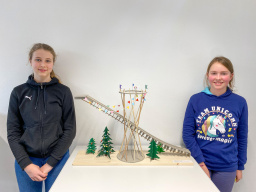 Hanna Höfner (13 Jahre) und Annalena Dahms (12 Jahre) 