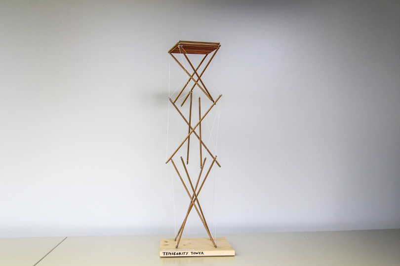 2. Platz: Tensegrity Tower (Preisgeld: 150 Euro)