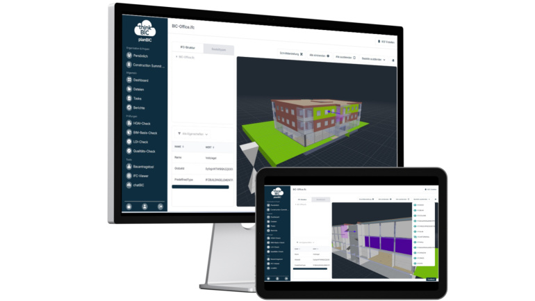 plan BIC, Bildnachweis: Building Information Cloud GLWG GmbH